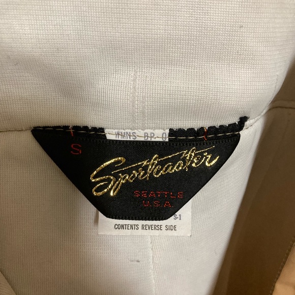 Sold ~~~Vintage 1970’s sportscaster ski snowsuit set jacket & bib detachable XS - Picture 14 of 16